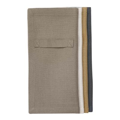 The Organic Company - Puuvillaservetti 20x20 cm 4 kpl Earth