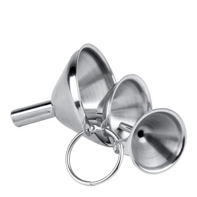 Exxent - Suppilosetti 3 kpl Ruostumaton teräs