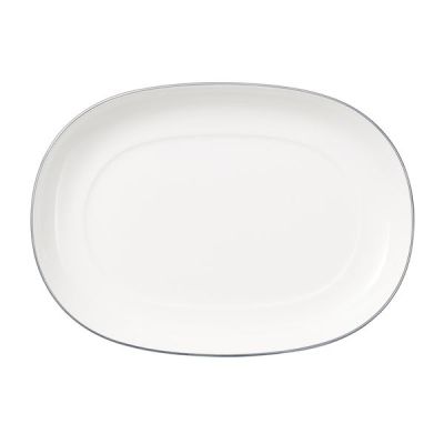 Villeroy & Boch - Anmut Platinum Kastikekulhon aluslautanen 20 cm valk/harmaa