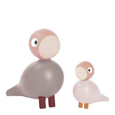 Kay Bojesen Denmark - Lintupari Liv & Lykke 11 cm Vaaleanpunainen