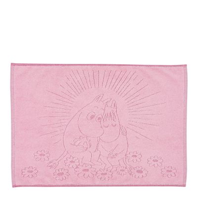 Moomin Arabia - Muumi Kylpyhuoneen matto 50x70 cm Sydänkäpyset
