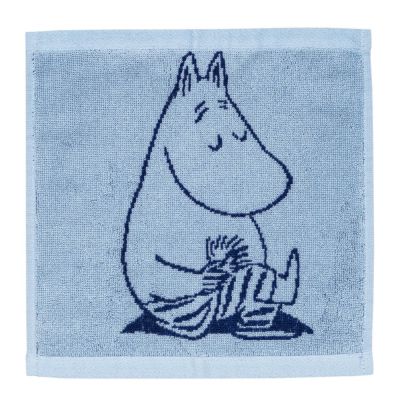 Moomin Arabia - Muumi Pyyhe Muumipeikko 25x25 cm Tummansininen
