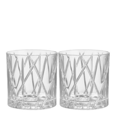 Orrefors - City double old fashioned Lasi 34 cl 2 kpl