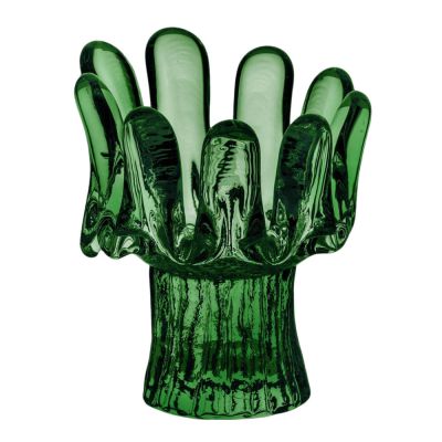 Kosta Boda - Sunflower Kynttilälyhty 11,5 cm Emerald green