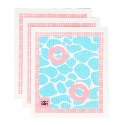 Happy Sinks - Tiskirätti 17x20 cm 3 kpl Pool