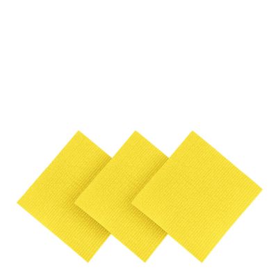 Happy Sinks - Tiskirätti 17x20 cm 3 kpl Swedish Keltainen