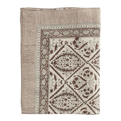 Chamois - Jaipur Pöytäliina 150x350 cm Ruskea