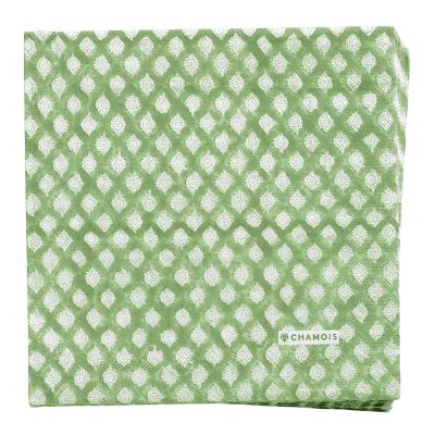 Chamois - Medallion Servetti 40x40 cm 50 kpl Vihreä