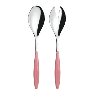 Guzzini - Feeling Salaattiottimet 25 cm 2 osaa Deep Pink