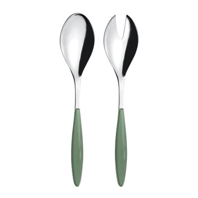 Guzzini - Feeling Salaattiottimet 25 cm 2 osaa Green Lagoon