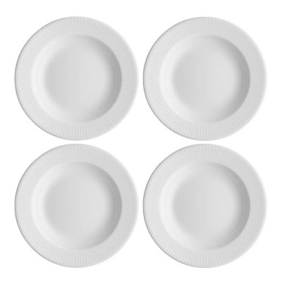 Eva Trio - Legio Nova Syvä Lautanen 22 cm 4 kpl Valkoinen