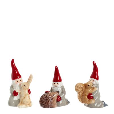 Cult Design - Tomten & Vännerna Figuurisetti 3 osaa 7 cm
