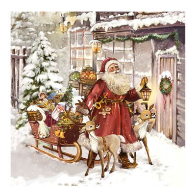 Ambiente - Servetti 33x33 cm 20 kpl Christmas Visit