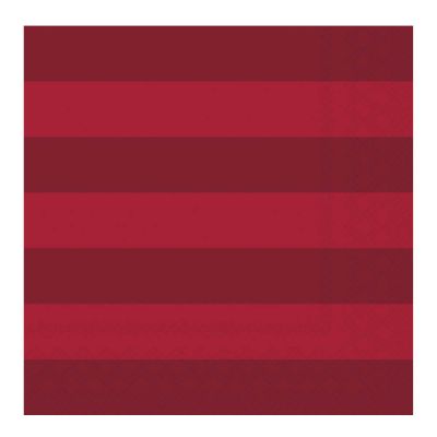 Ambiente - Servetti 33x33 cm 20 kpl Dark Red Stripes