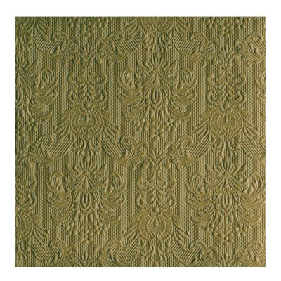 Ambiente - Elegance Servetti 40x40 cm 15 kpl Olive Green