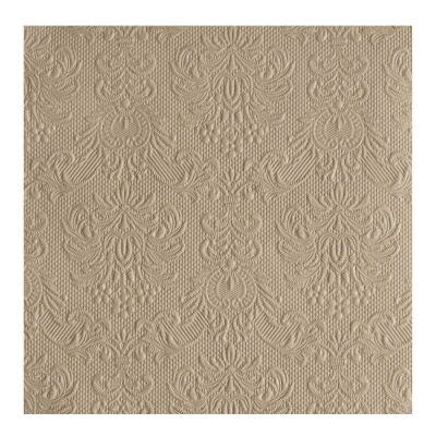 Ambiente - Elegance Servetti 40x40 cm 15 kpl Taupe