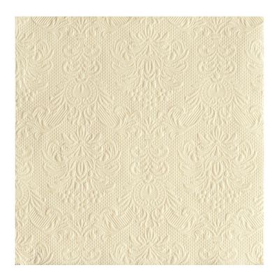 Ambiente - Elegance Servetti 40x40 cm 15 kpl Cream