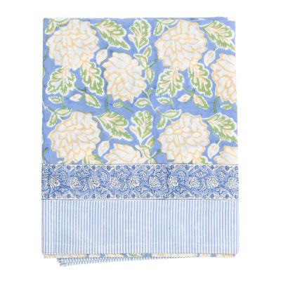 Chamois - Dahila Pöytäliina 170x350 cm Sininen/Keltainen