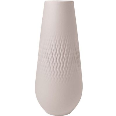 Villeroy & Boch - Collier Carré Maljakko 26 cm Beige
