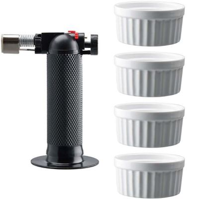 Dorre - Fire Kaasupoltin ja 4 annosvuokaa