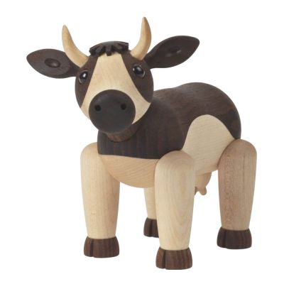 Spring Copenhagen - Daisy Lehmä träddekoration 12,5 cm Vaahtera