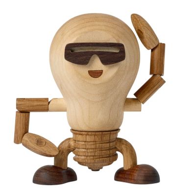 Spring Copenhagen - Woodies Buster Bulb Puufiguuri 9,5 cm Vaahtera