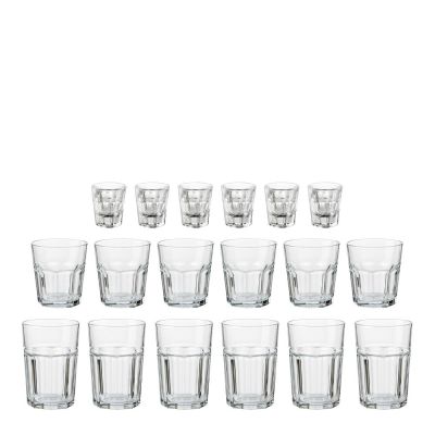 Aida - Atelier Granit Lasi 18 osaa 6x36 cl + 6x28 cl + 6x5 cl