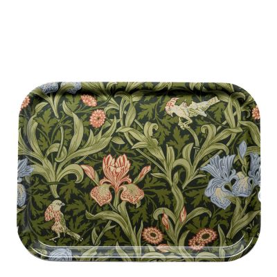 William Morris - Iris Tarjotin 27x20 cm Vihreä
