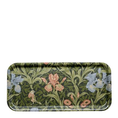 William Morris - Iris Tarjotin 32x15 cm Vihreä