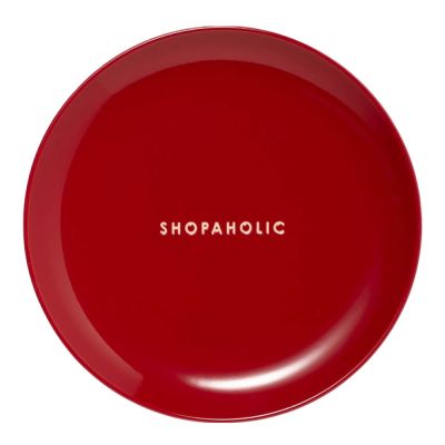 Vondels - Table Talk Lautanen SHOPAHOLIC 22 cm Punainen