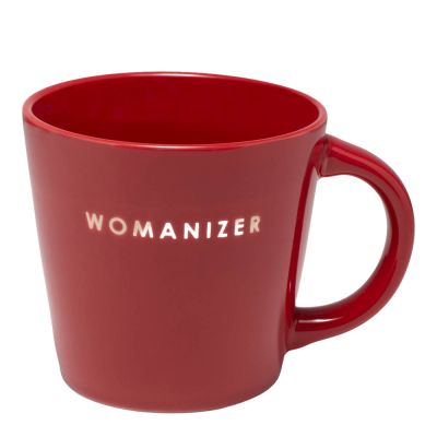 Vondels - Table Talk Cappuccinokuppi WOMANIZER! 25 cl Punainen