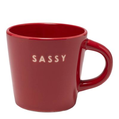 Vondels - Table Talk Espressokuppi SASSY! 8 cl Punainen