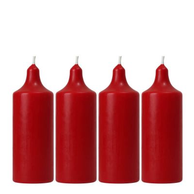 Liljeholmens - Kupé Kynttilä 4 kpl Punainen