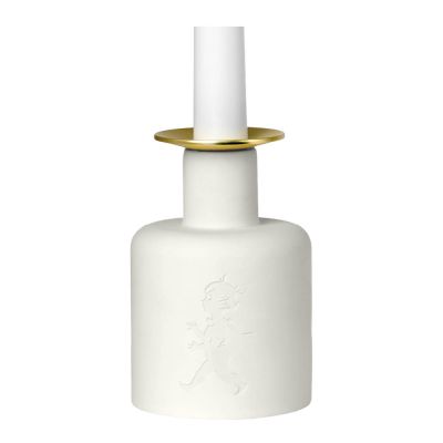 SOLSTICKAN - Solstickan Kynttilänjalka 10x7 cm Valkoinen