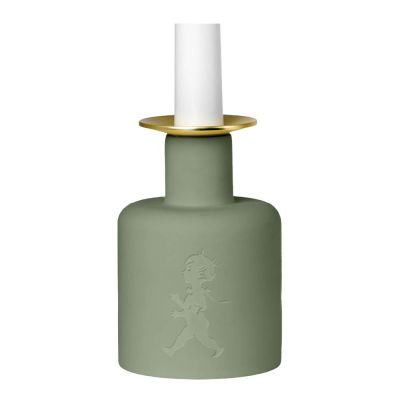 SOLSTICKAN - Solstickan Kynttilänjalka 10x7 cm Vihreä