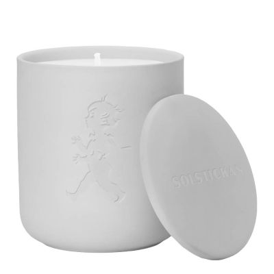 SOLSTICKAN - Solstickan Tuoksukynttilä meren tuulahdus 9x7,5 cm Vaaleanharmaa