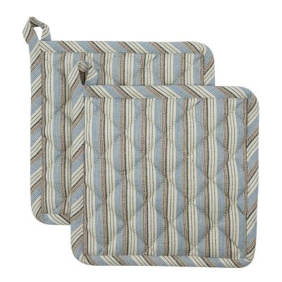 House Doctor - Chef Patalappu 22,5x22,5 cm 2 kpl Sininen/Hiekka