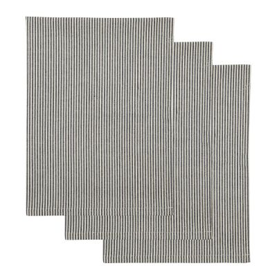 House Doctor - Cook Keittiöpyyhe 75x55 cm 3 kpl Tummanharmaa