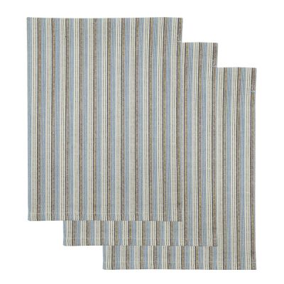 House Doctor - Cook Keittiöpyyhe 75x55 cm 3 kpl Sininen/Hiekka