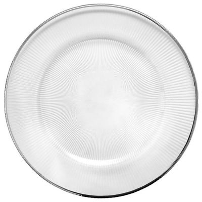 Stiernholm - Plisse Lautanen 33 cm Kirkas/Hopea