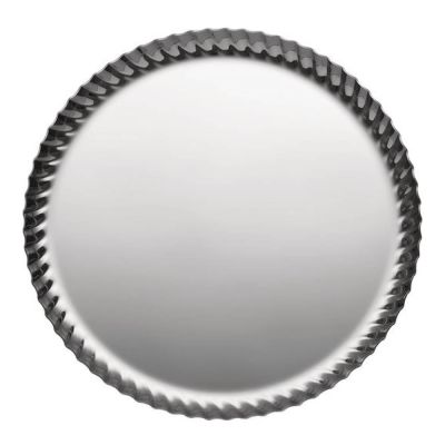 Alessi - Pleats Tarjotin 23 cm Kiiltävä teräs