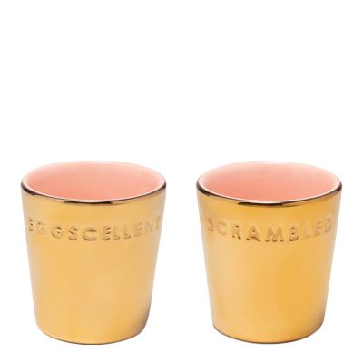 Vondels - Munakuppi 2 kpl Kulta/Vaaleanpunainen