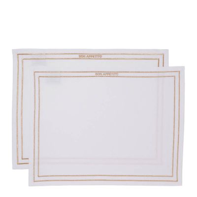 Vondels - Pöytätabletti Bon Appetito 2 kpl Valkoinen