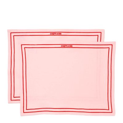 Vondels - Pöytätabletti Chef's Kiss 2 kpl Vaaleanpunainen