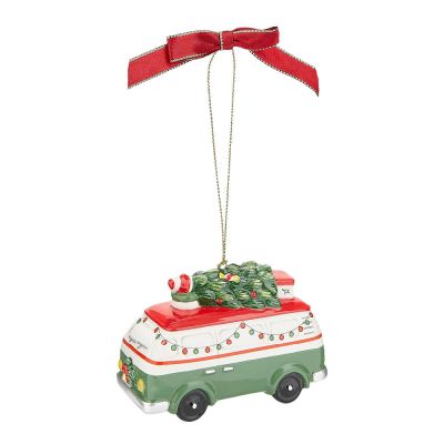 Spode - Christmas Tree Joulukuusenkoriste matkailuauto