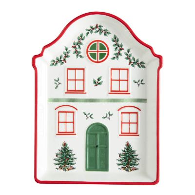 Spode - Christmas Village Tarjoiluastia 18 cm Punainen