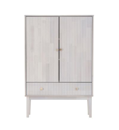 Kiteen Tapio kaappi 81x36x120 cm valkolakattu