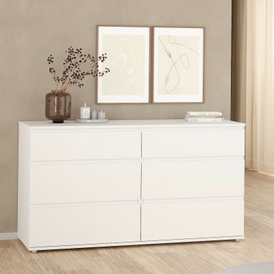 Tvilum Nova lipasto 6-laatikkoa valkoinen, asiakaspalautus