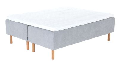 Unia Kulta runkopatjasänky 180x210 L, Unia relax, tammi jaloilla, v.harmaa