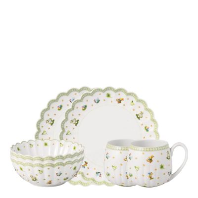 Villeroy & Boch - Easter Delight Aamiaissetti 6 osaa Valkoinen/Vihreä